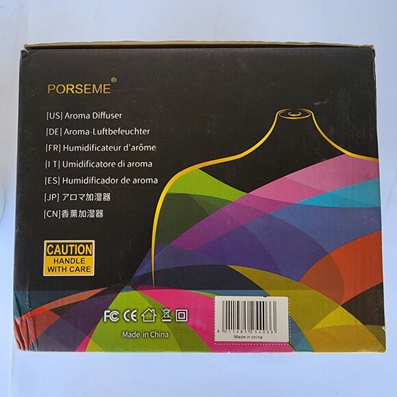 Essential Oil Diffuser 3D Glass Aromatherapy Ultrasonic Humidifier - Picture 3 of 11